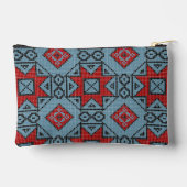 Geometric vintage classic cute-trendy stylish アクセサリーポーチ (裏面)