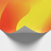 Geometric Wave Shape with Gradient Blurred Abstrac ラッピングペーパー (角)