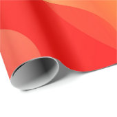 Geometric Wave Shape with Gradient Blurred Abstrac ラッピングペーパー (ロールコーナー)