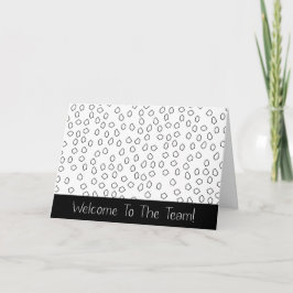 Geometric Welcome to the Team New Employee カード