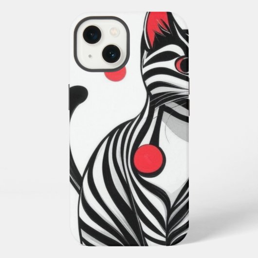 Geometric Whisker Dance iPhoneケース (裏面)