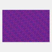 Geometric Wrapping Paper Flat Sheet Set of 3 ラッピングペーパーシート (正面3)