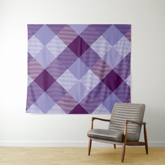 Geometrical Square Abstraction 4 タペストリー (インサイチュ(横))