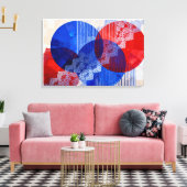 Geométrico キャンバスプリント (インサイチュ (リビング))