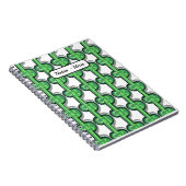 Geométrico en verde ノートブック (右側)