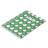 Geométrico en verde ノートブック (左側)