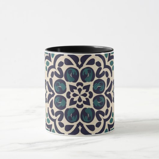 géométrie et calligraphie arab マグカップ (中央)