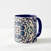 géométrie et calligraphie arab Mug マグカップ (正面右)