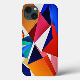 Geometrisches Abstrackt iPhone 13ケース
