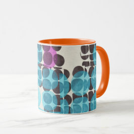geometrisches  dots muster  マグカップ