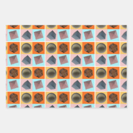 Geometrisches Gleichgewicht -  ラッピングペーパーシート