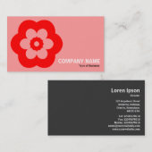 Geometropolis - 290514(3) – 赤とピンク 名刺 (正面/裏面)