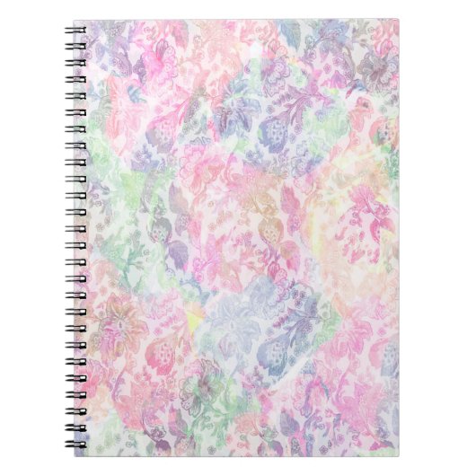 Geometryテクスチャクラシックモダン繰り返しパターン ノートブック (正面)