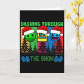 Geometry Dashing Through The Snow Sleep Dash Game カード (黄色い花)