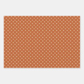 Geometry in Love – 赤いオークレーハートのクリーム。 ラッピングペーパーシート (正面3)