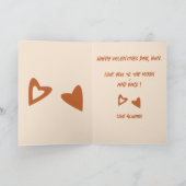 Geometry in Love - Red Ochre - Happy Valentines! シーズンカード (内部)