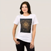 Geometry is Prayer in Shape トライブレンドＴシャツ (正面全面)