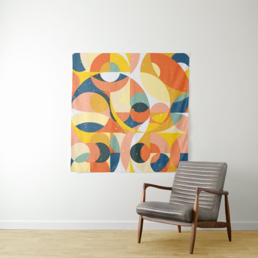 Geometry minimalistic artwork pattern with simple  タペストリー (インサイチュ(横))