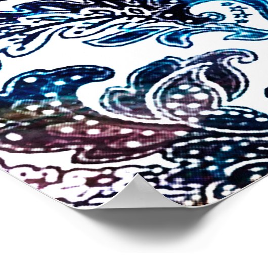 Geometry repeat pattern with texture backgroundabs ポスター (角)