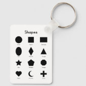 Geometry Shapes キーホルダー (裏面)