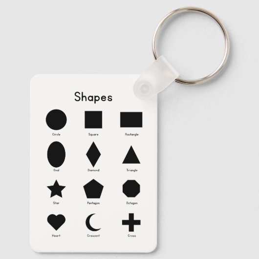 Geometry Shapes キーホルダー (裏面)