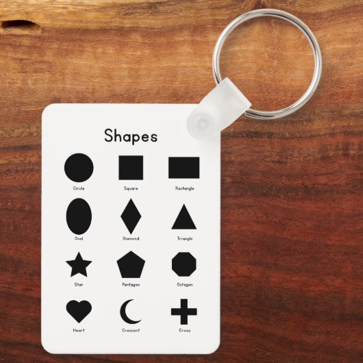 Geometry Shapes キーホルダー (裏面)