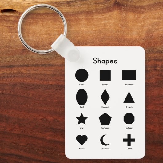 Geometry Shapes キーホルダー (正面)