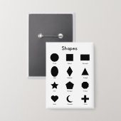 Geometry Shapes 缶バッジ (正面/裏面)