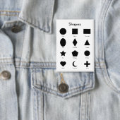 Geometry Shapes 缶バッジ (インサイチュ)