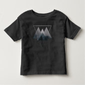 Geometry Triangles Misty Fores トドラーTシャツ (正面)
