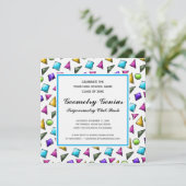 Geometry Trigonometry Genius卒業パーティおもしろい 招待状 (スタンド正面)