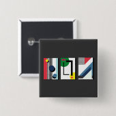 Geometryabstrakt 缶バッジ (正面&裏面)