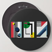 Geometryabstrakt 缶バッジ (正面&裏面)