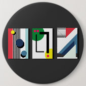 Geometryabstrakt 缶バッジ (正面)