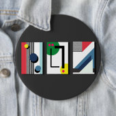 Geometryabstrakt 缶バッジ (インサイチュ)