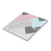 Geomtricのパステル調の大理石の点々のあるなデザイン タイル (側面)