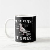 Geon If It Flies Ses Geon Anatomy Theory Bird Love コーヒーマグカップ (左)