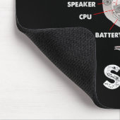 Geon If It Flies Ses Geon Anatomy Theory Bird Love マウスパッド (コーナー)