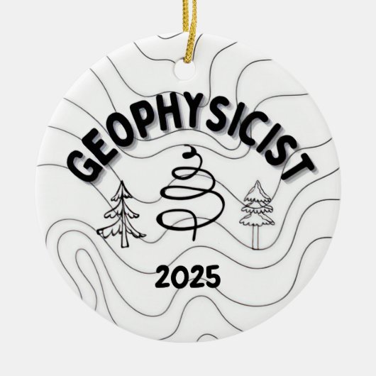 Geophysicist Ornament セラミックオーナメント (正面)