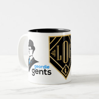 Geordie Gents - Gents FFロゴコーヒーマグ ツートーンマグカップ
