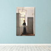 Georg Achen - The Dream Window in the Old Liselund キャンバスプリント (インサイチュ (ウッドフロア))