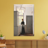 Georg Achen - The Dream Window in the Old Liselund キャンバスプリント (インサイチュ (リビング))