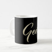 Georg Name whitegold Tasse Teetasse Kaffeetasse コーヒーマグカップ (正面左)