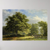 George Andries Rothによるベンテイムの森の景色 ポスター (正面)