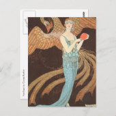 George Barbierによるソルトレーシティーまたは占い ポストカード (正面/裏面)