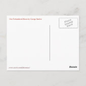 George Barbierによる片方の刺繍スリーブ ポストカード (裏面)