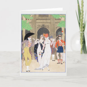 George Barbier、アールデコサンキューカード サンキューカード