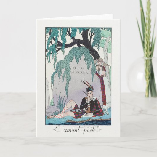 George Barbier、アールデコサンキューカード サンキューカード (正面)