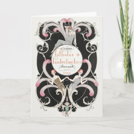 George Barbier、アールデコサンキューカード サンキューカード (正面)