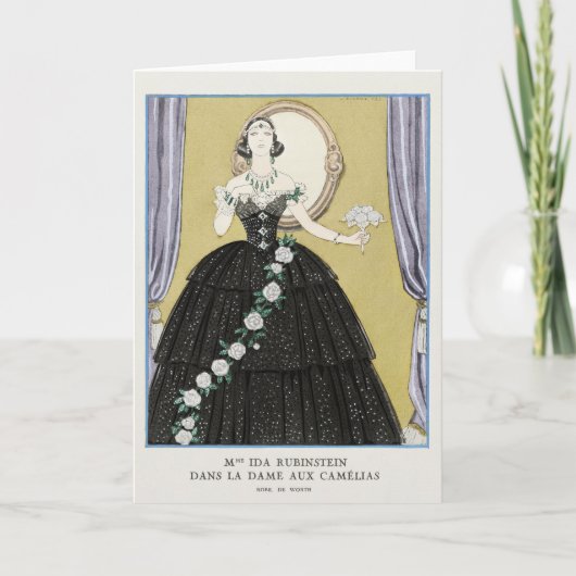 George Barbier、アールデコサンキューカード サンキューカード (正面)